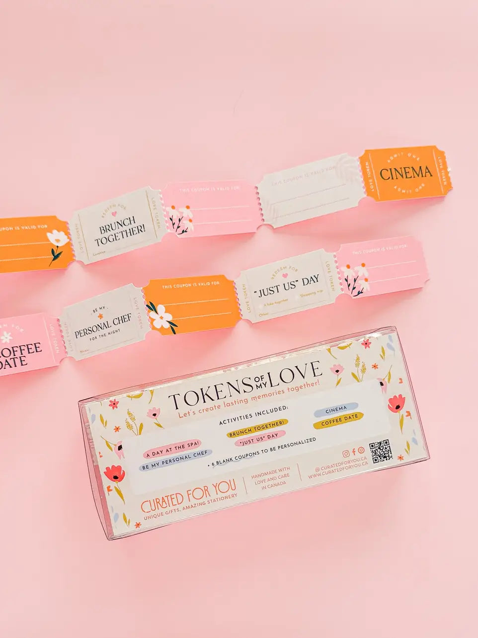 MC200 - Mother's Day Love Coupons - Floral Gift for Mom  200