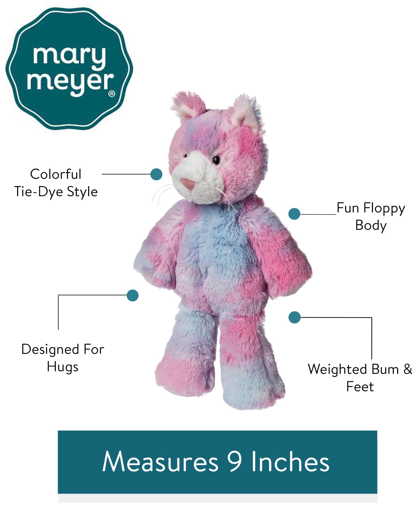 Marshmallow Zoo Junior - Cupcake Kitty 9"