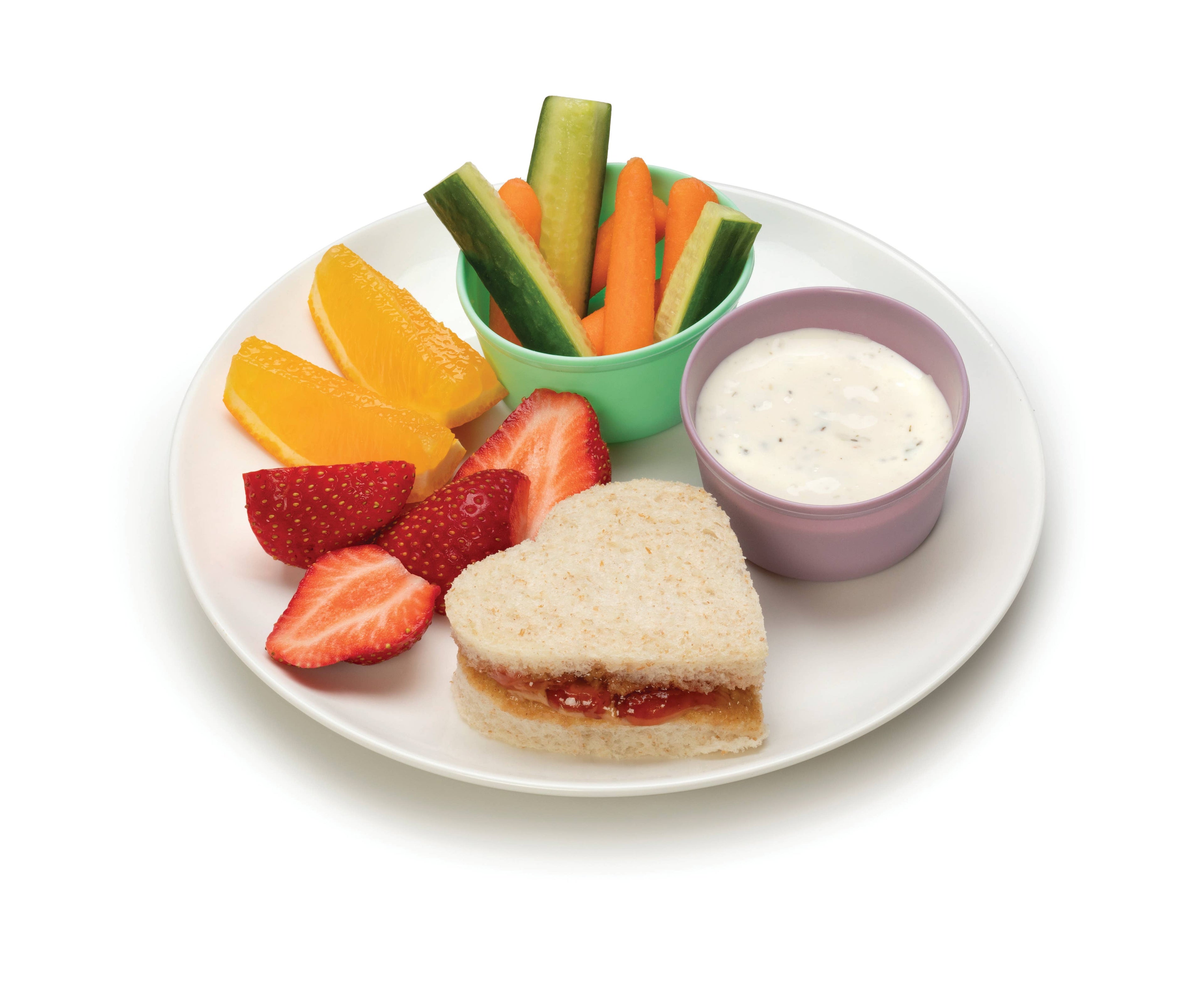 Rainbow Silicone Food Cups