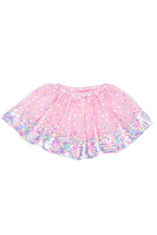 Party Fun Sequins Skirt, Pink/Neon