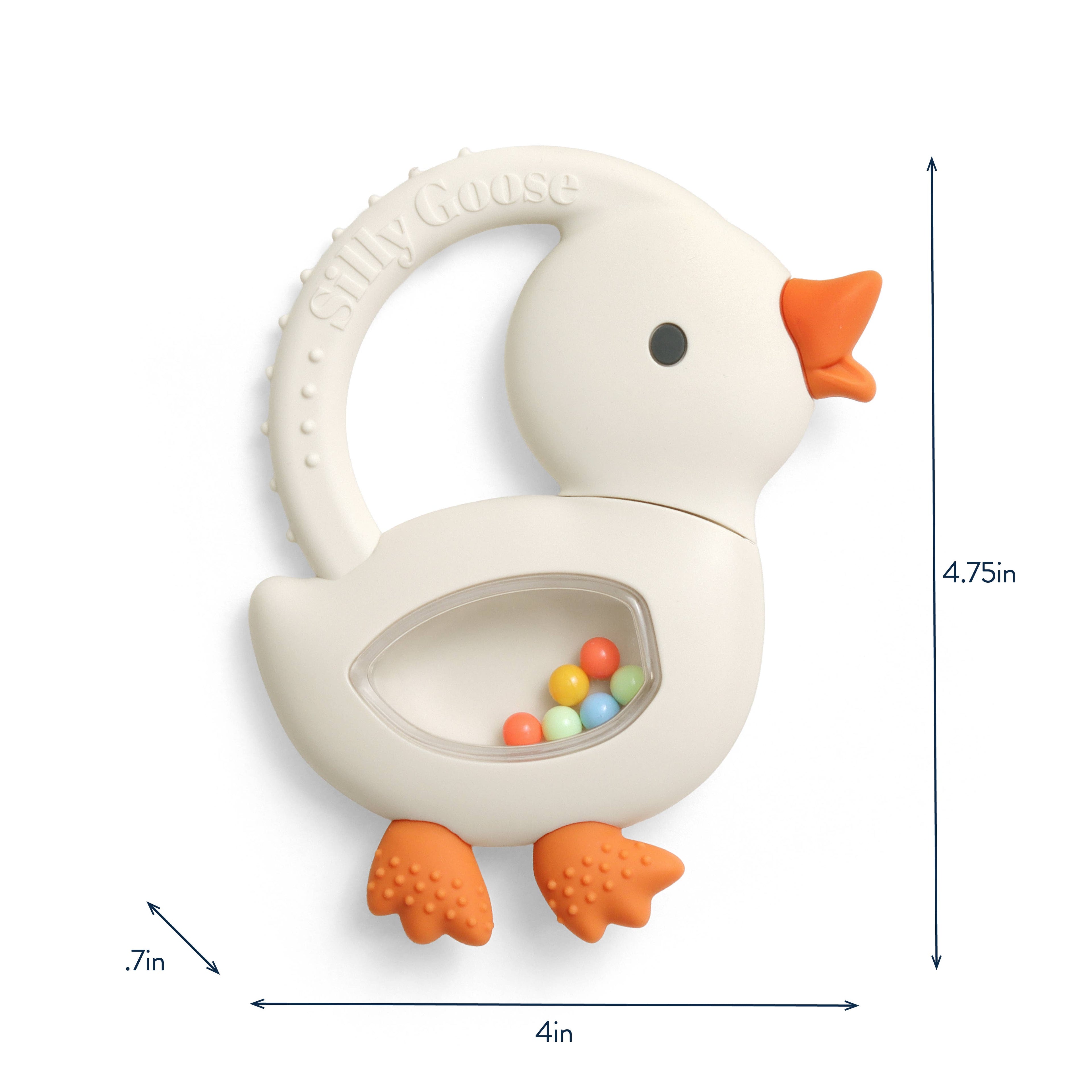Bitzy Shake™ - Silicone Teether with Rattle