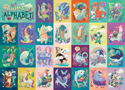 Animal Alphabet 350 Pieces