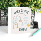 Gender-Neutral Welcome Baby Shower Card