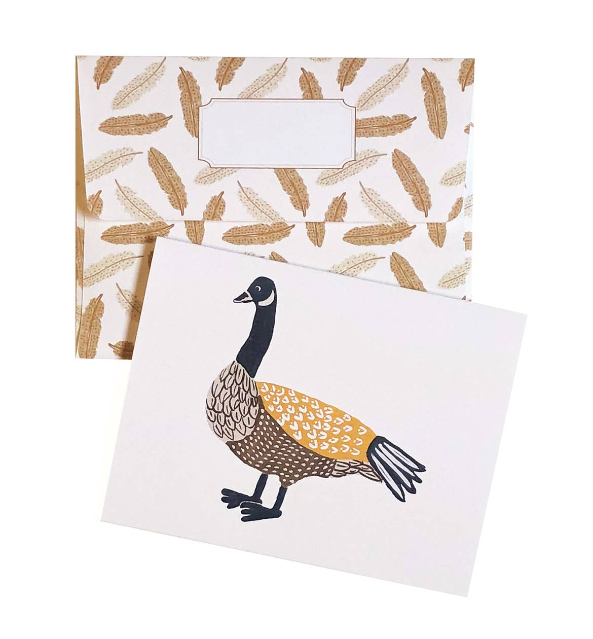 Canada Goose Greeting Card - Blank, Eco-Friendly, A2 Size