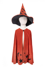 Autum Embers Wizard Cape and Hat