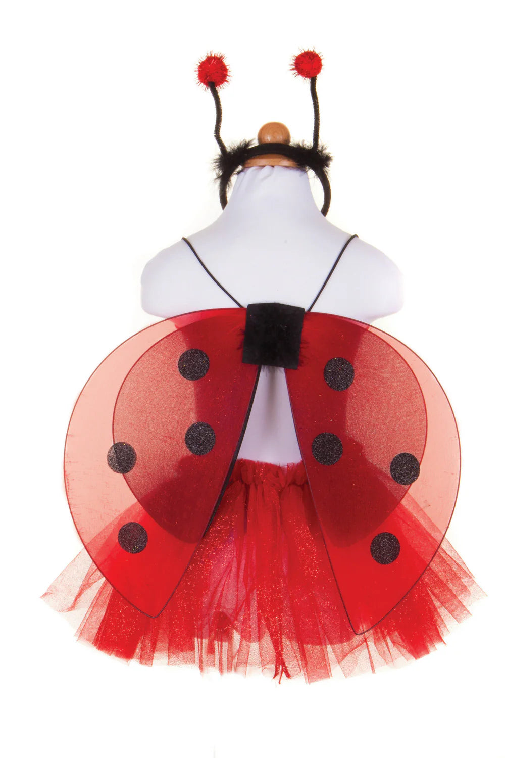 Glitter Ladybug Tutu With Wings & Headband