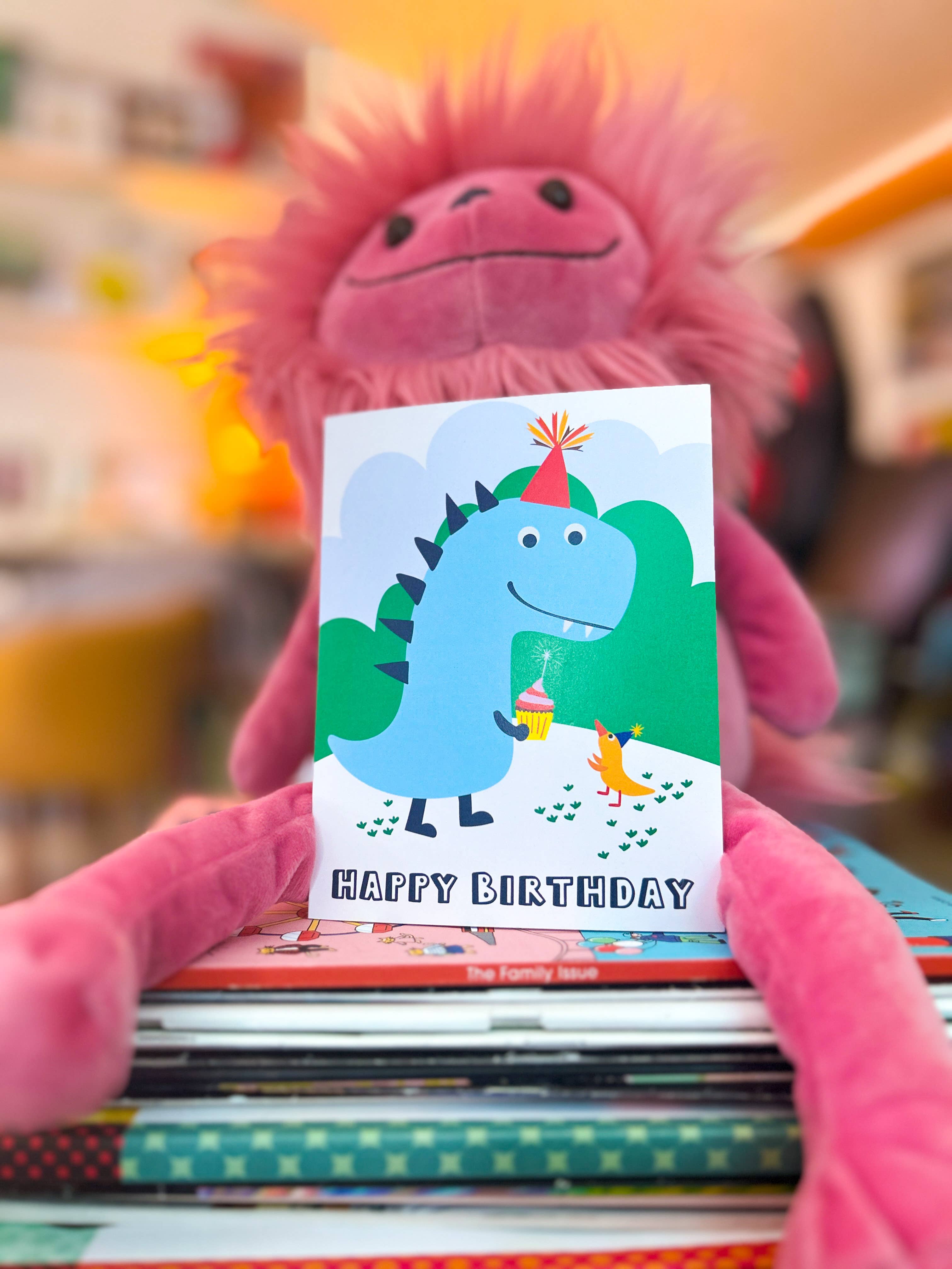 Happy Birthday Dinosaur Greeting Card