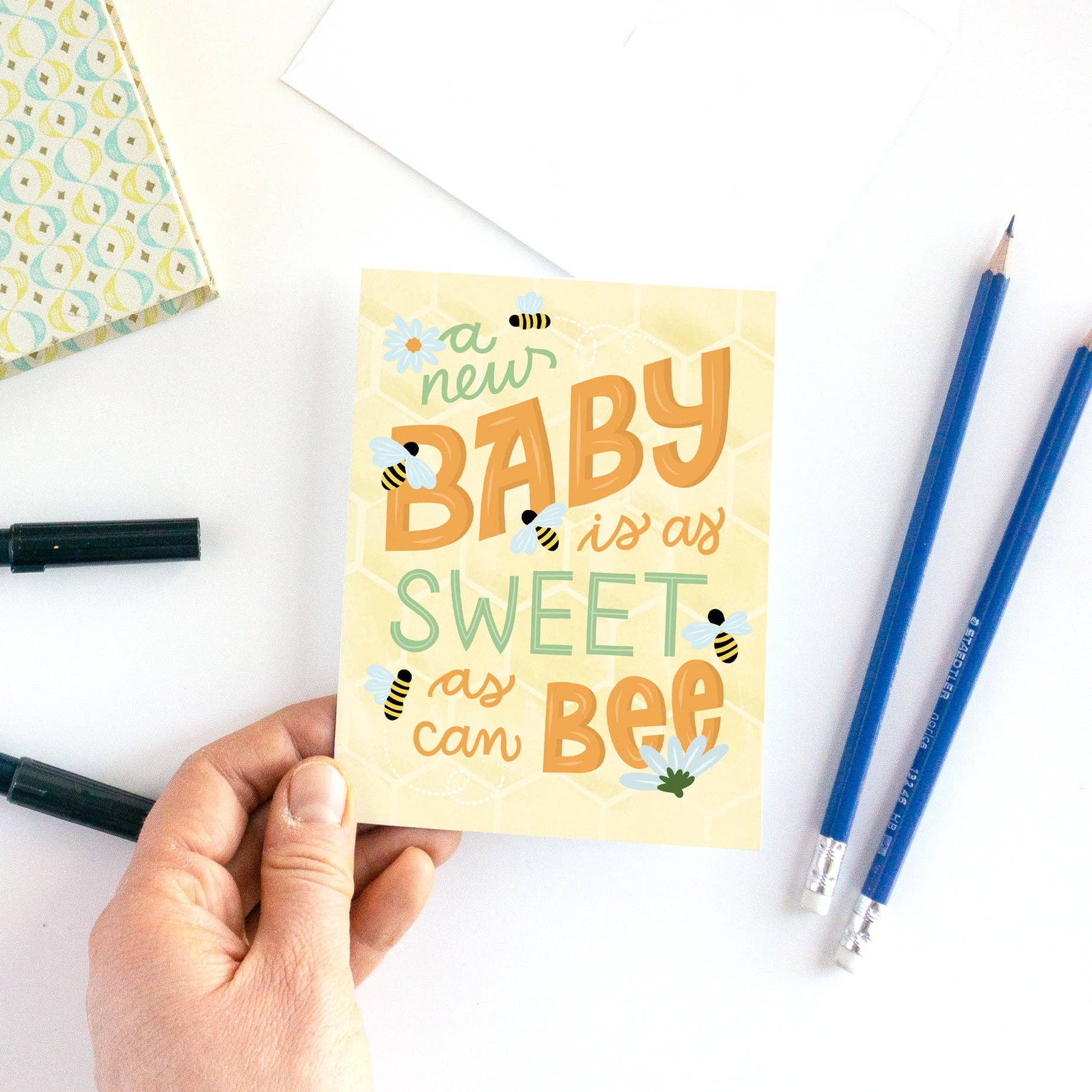 Bumble Bee New Baby Card