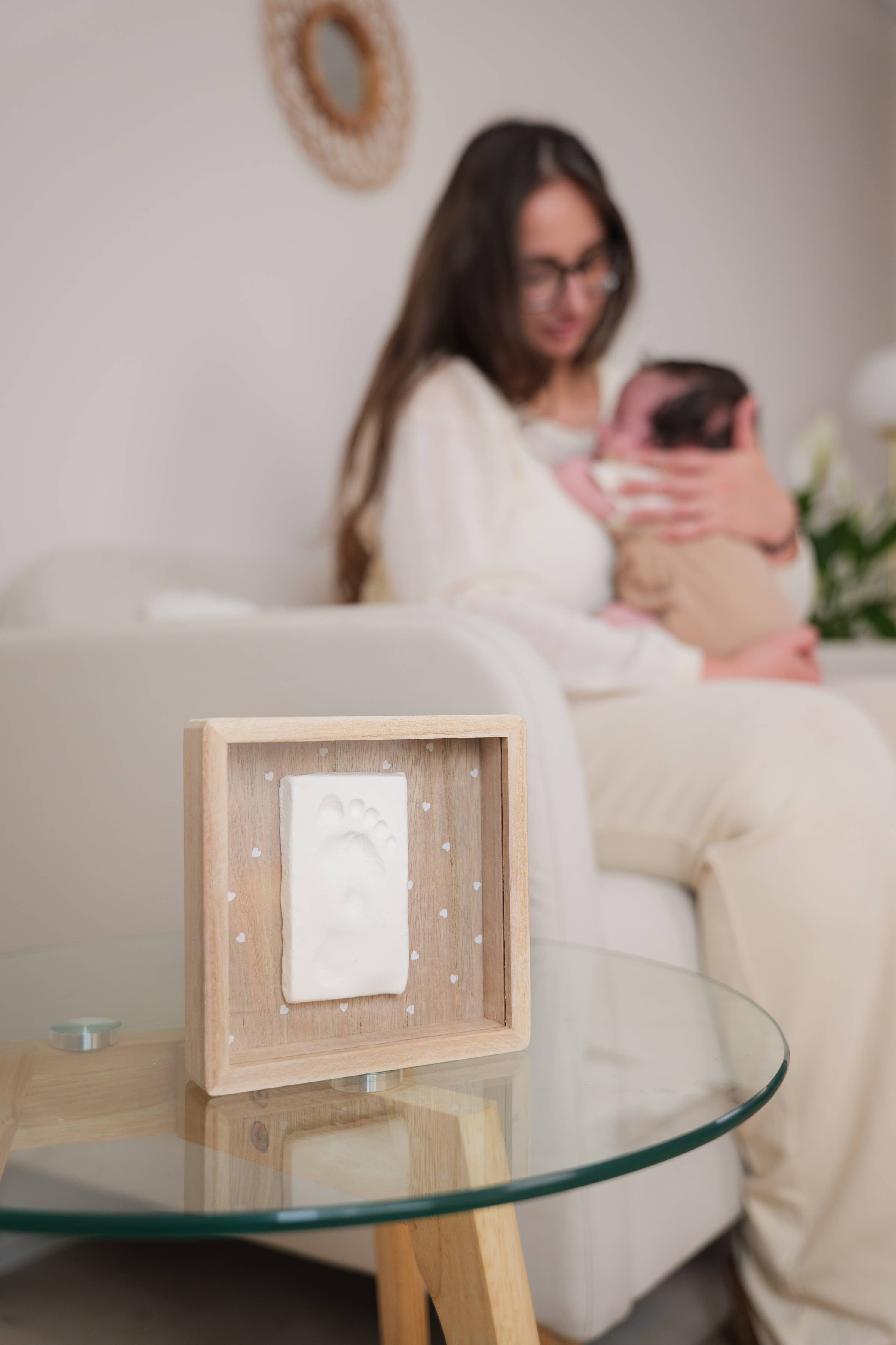 Print Box- Pretty Hearts|Baby Imprint Frame