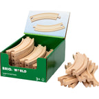 BRIO World Train Tracks Large 18 Piece Curved Tracks