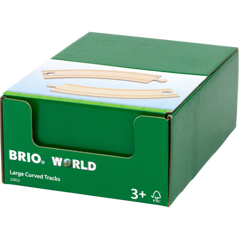 BRIO World Train Tracks Large 18 Piece Curved Tracks