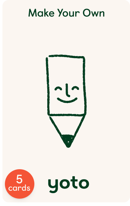 Yoto Card - Make Your Own Cards (Pack of 5)