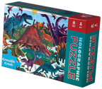 50-pc Holographic Puzzle Dinosaurs packaging