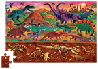 50-pc Holographic Puzzle Dinosaurs completed