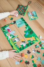 Animal Menagerie Two-Sided On-the-Go Puzzle