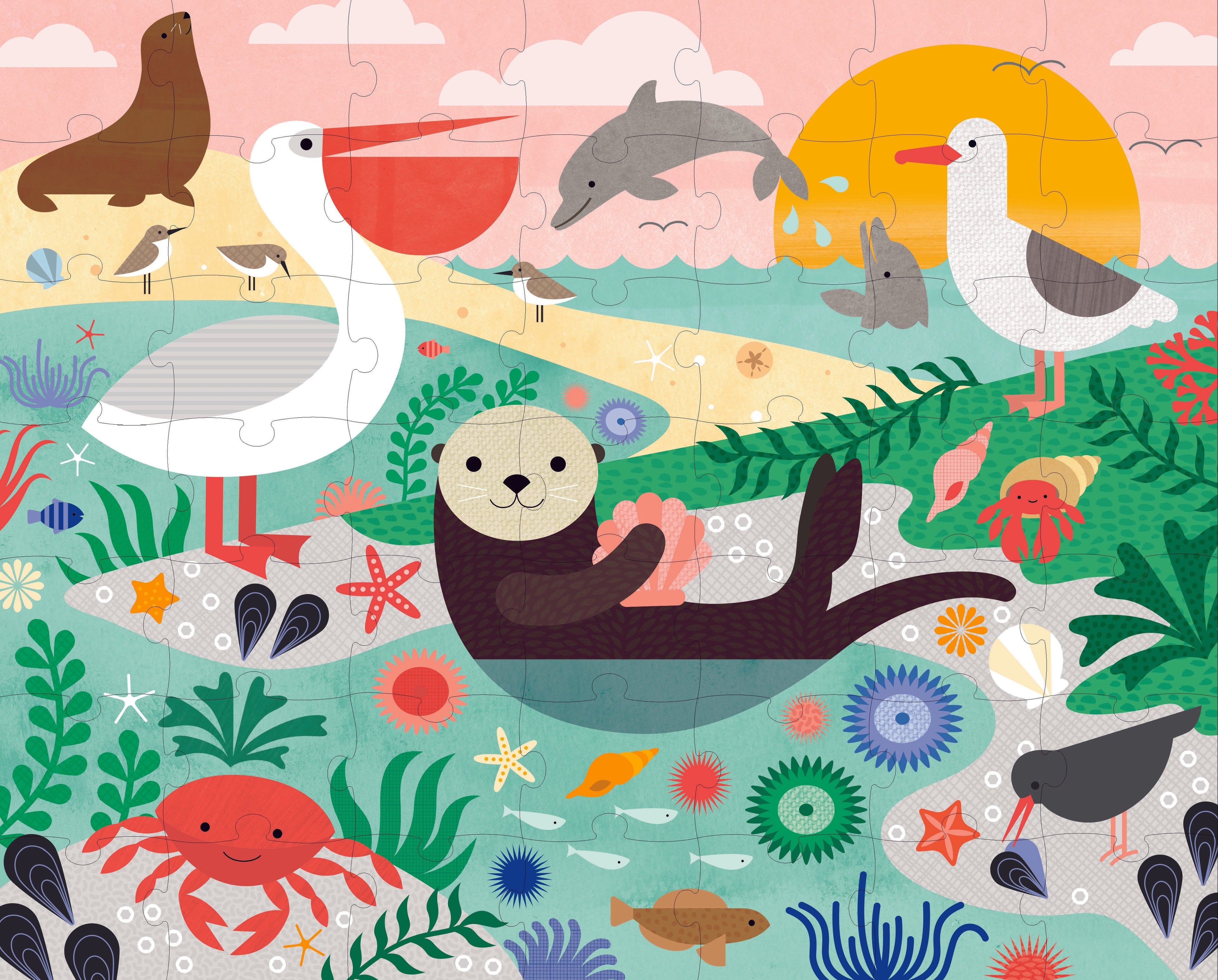 Under the Sea Two-sided Travel Puzzle