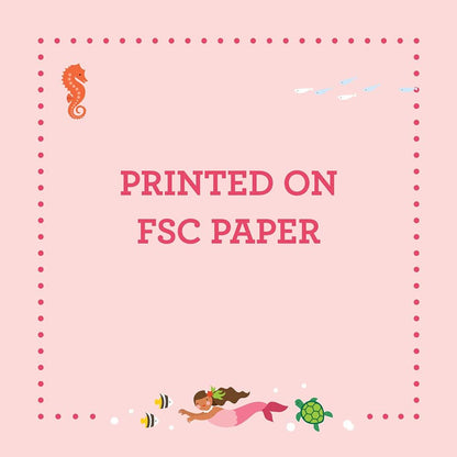 Coloring Book with Stickers Mermaids