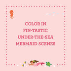 Coloring Book with Stickers Mermaids