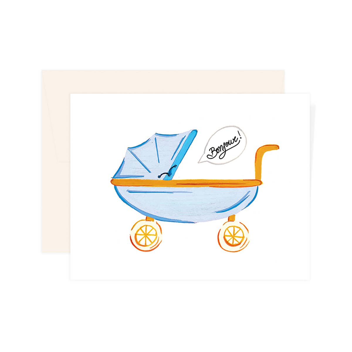 Blue Stroller Card (Baby)