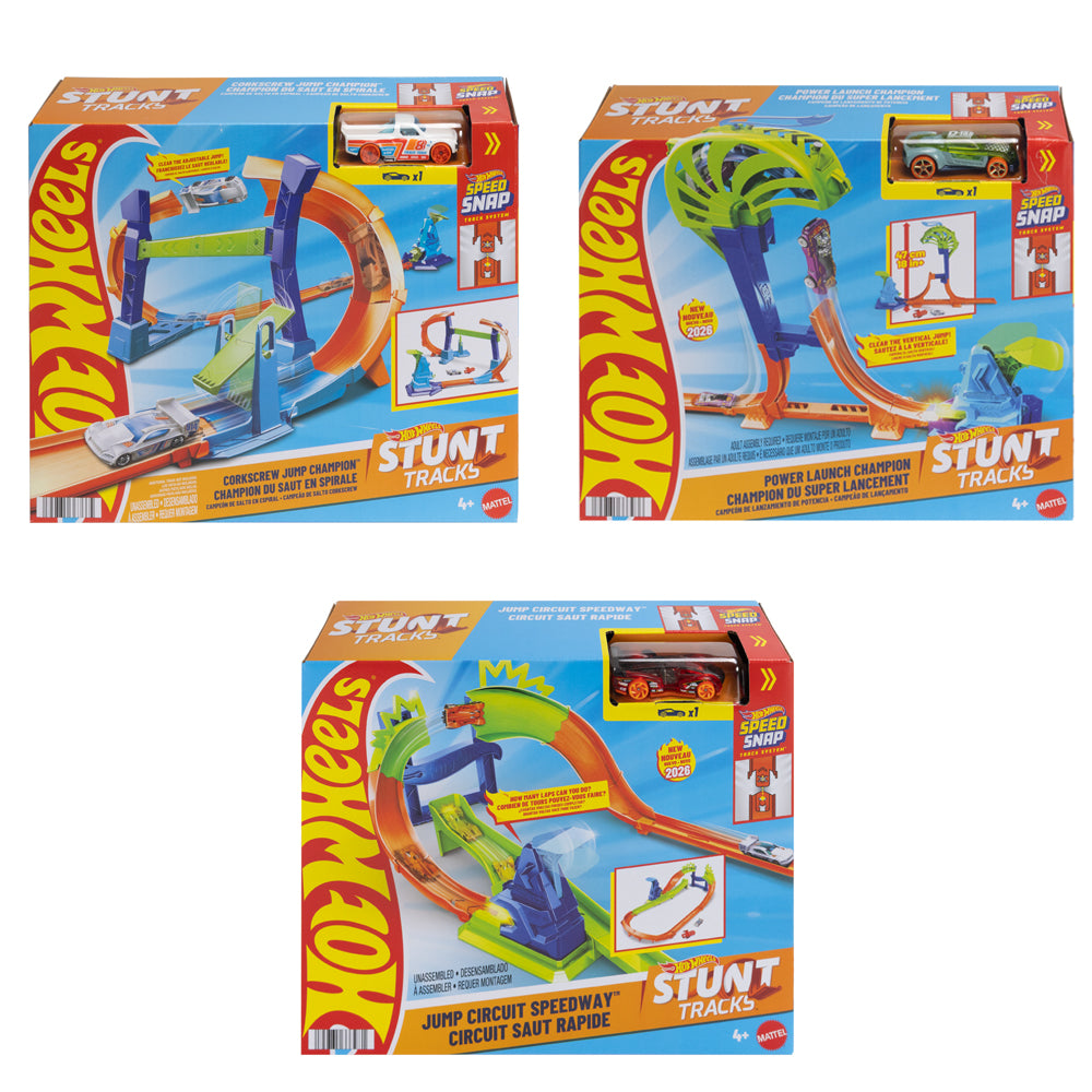 Hot Wheels Stunt Tracks Championship Track Set