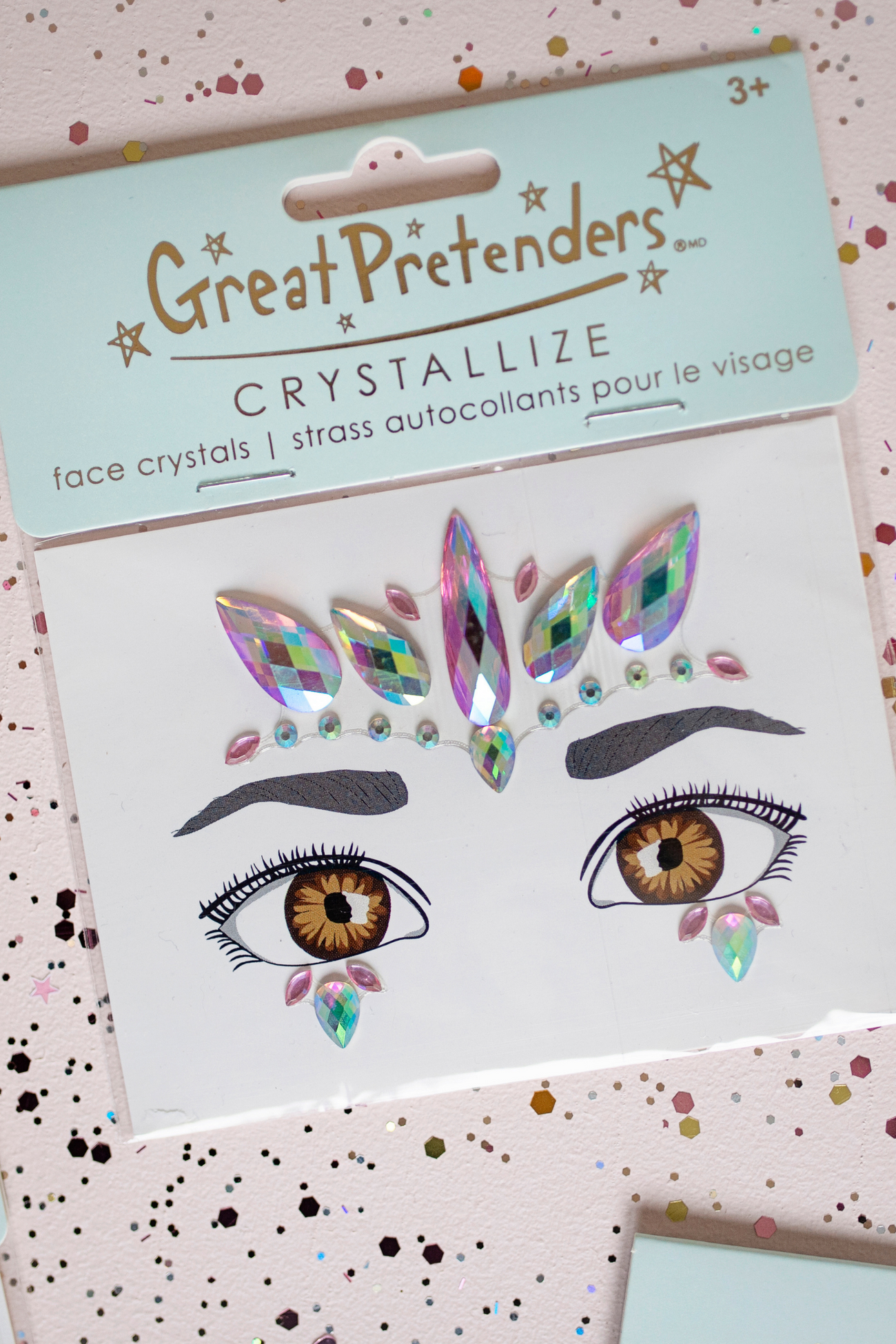 Face Crystals - Pink Unicorn Set