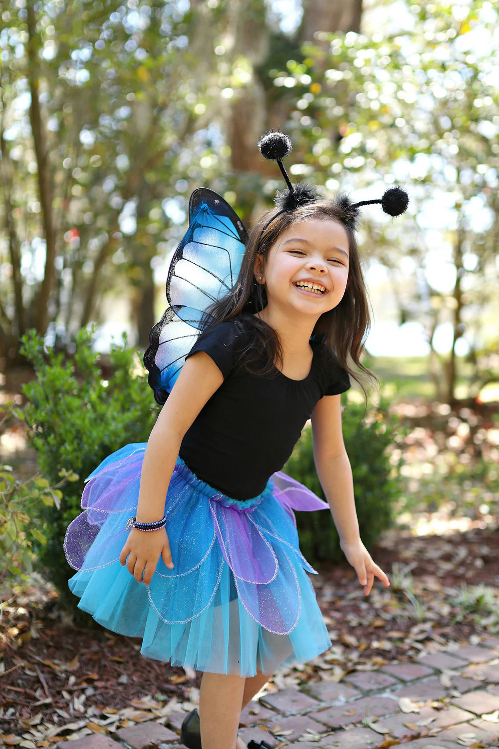 Midnight Butterfly Tutu With Wings & Headband