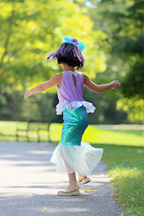Misty Mermaid Dress, Pink/Blue, Size 5-6