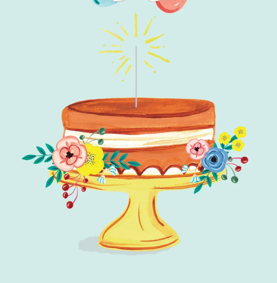 Bonne Fete Birthday Party Card