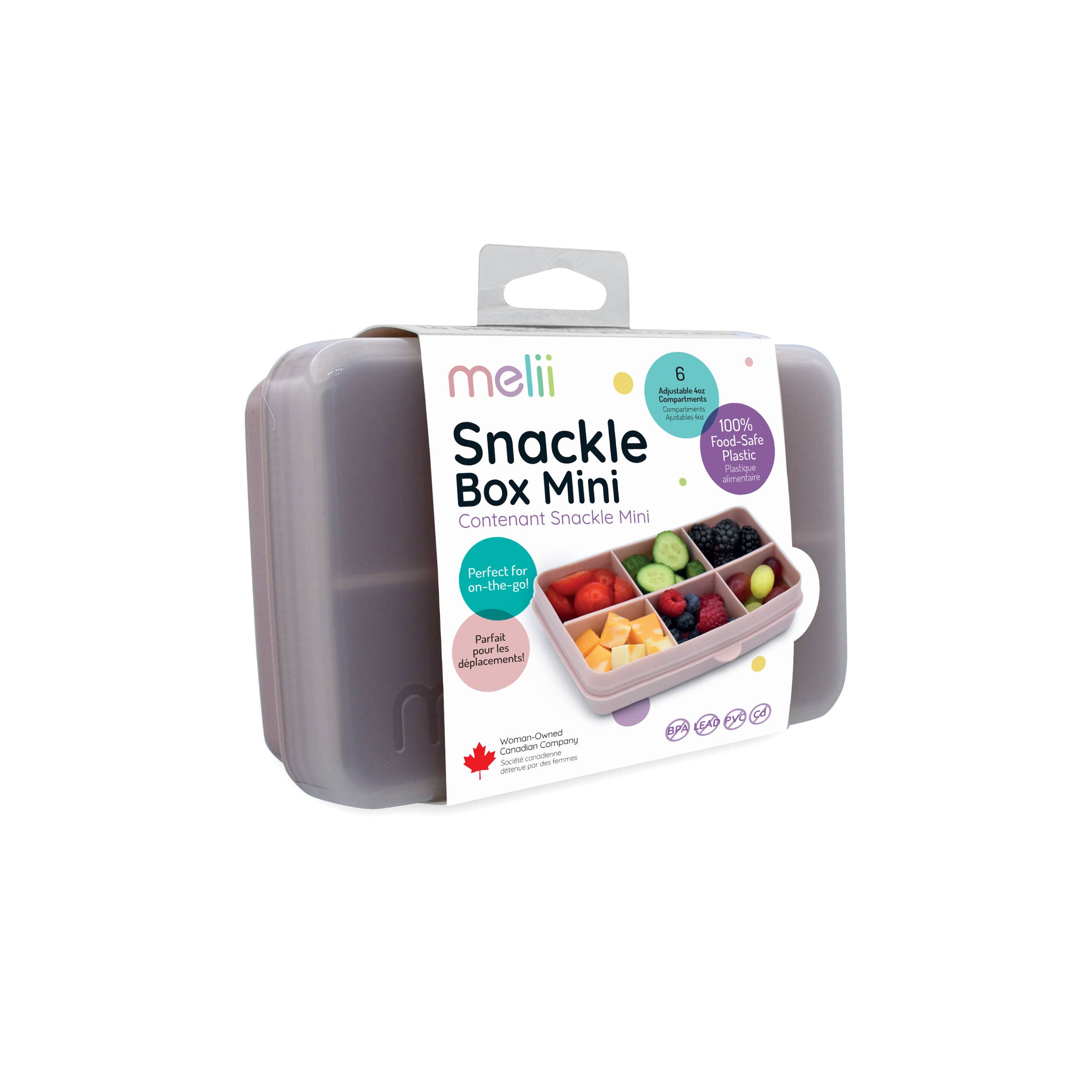 Mini Snackle Box - 6 Compartment
