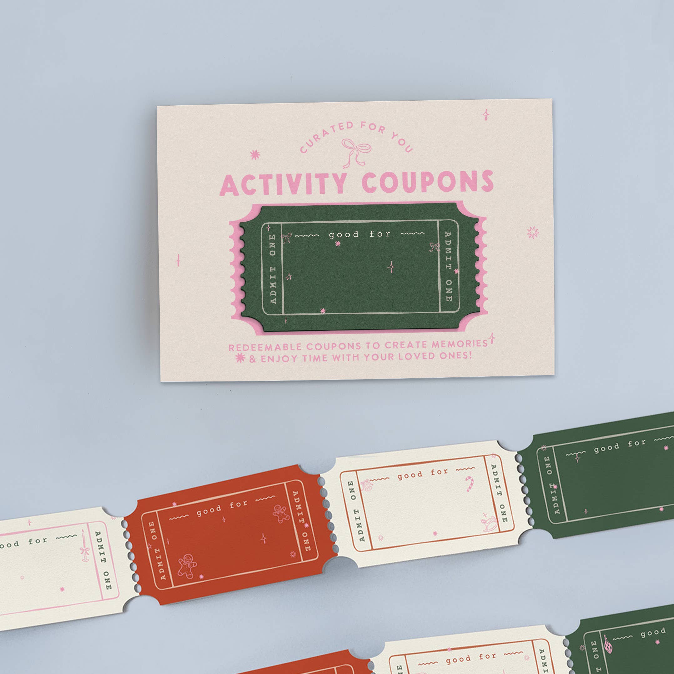 Mini Holiday Coupon Card – Festive Tear-Off Activities