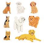Glossy Various Dog Fun Stickers