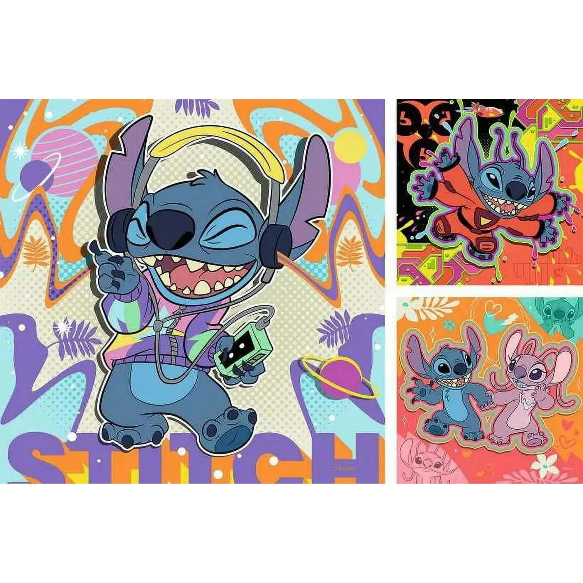 Stitch 3x49 pc Puzzle