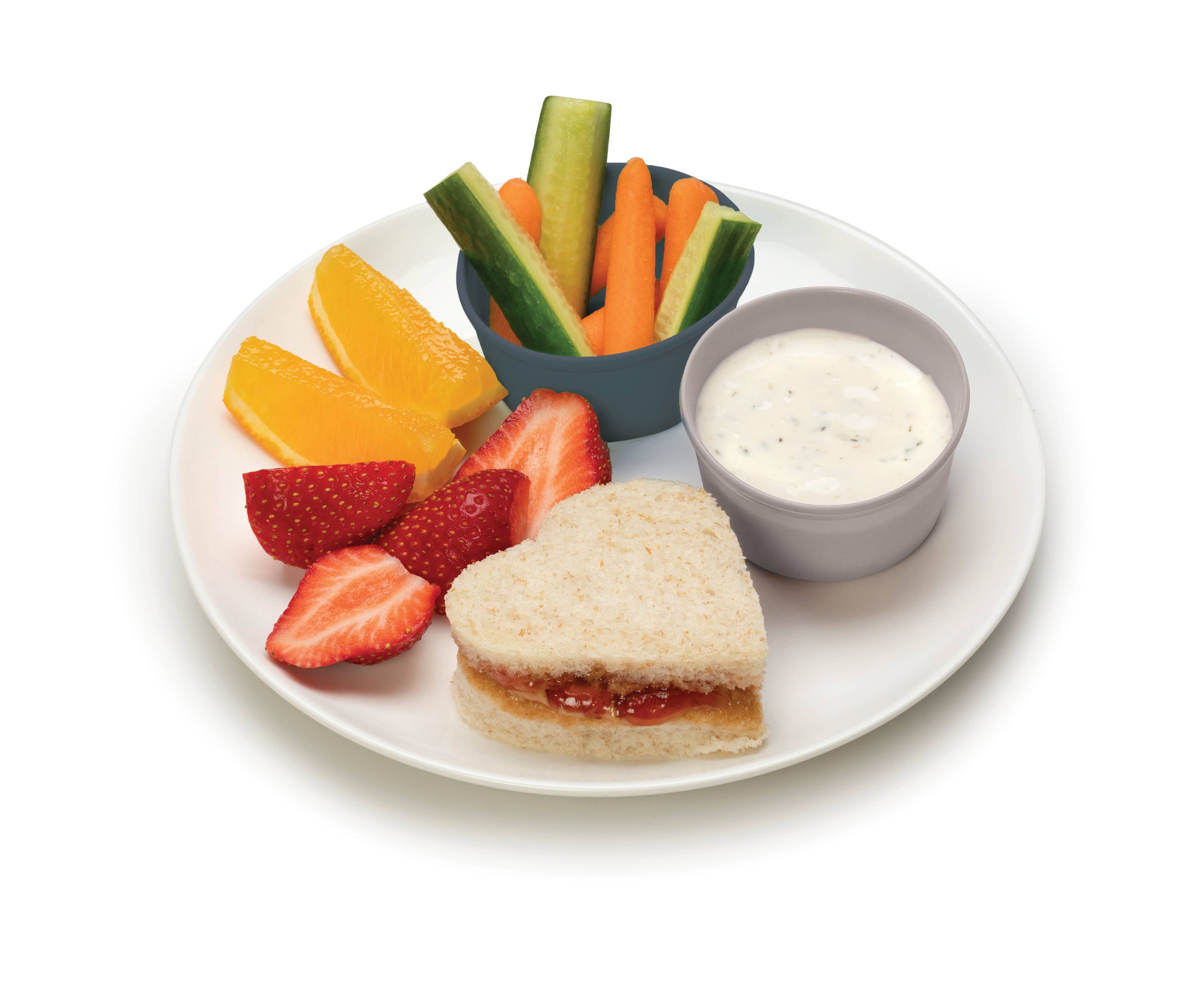 Rainbow Silicone Food Cups