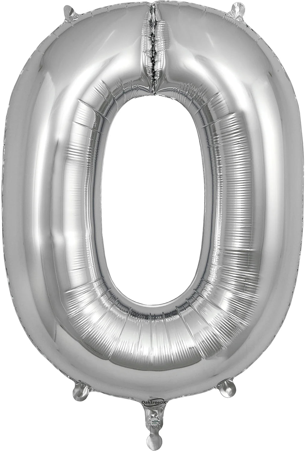 34" Foil Number Balloon - 0 to 9 - Silver