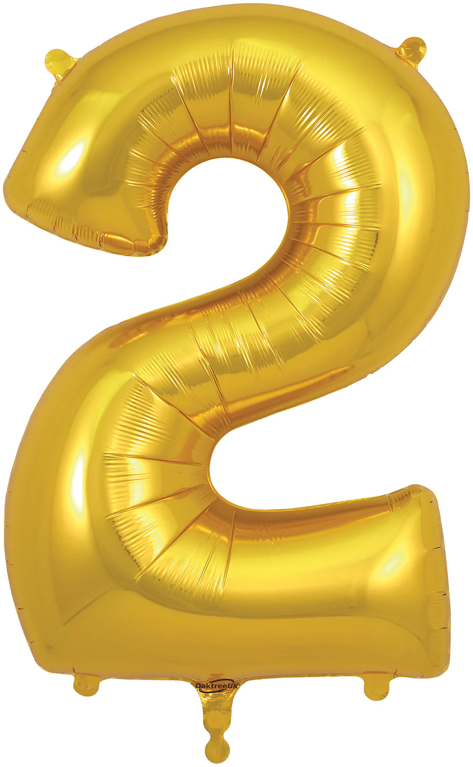 34" Foil Number Balloon - 0 to 9 - Gold
