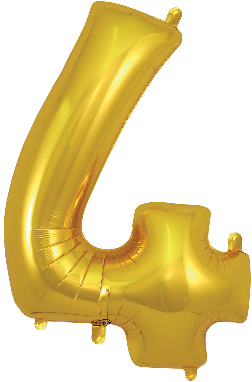 34" Foil Number Balloon - 0 to 9 - Gold