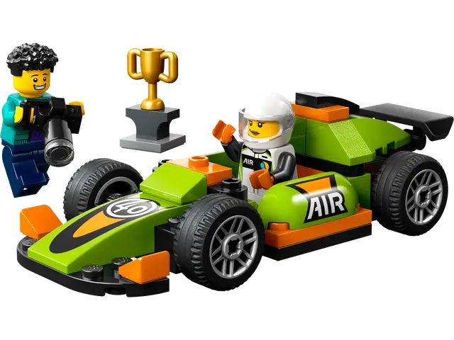 Silly Goose Racing Green Race Car – Silly Goose Kids