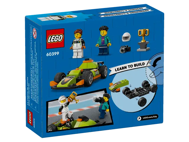 Silly Goose Racing Green Race Car – Silly Goose Kids