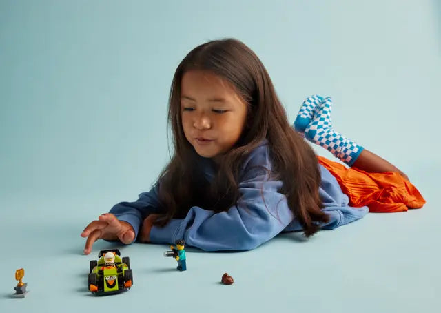 Silly Goose Racing Green Race Car – Silly Goose Kids