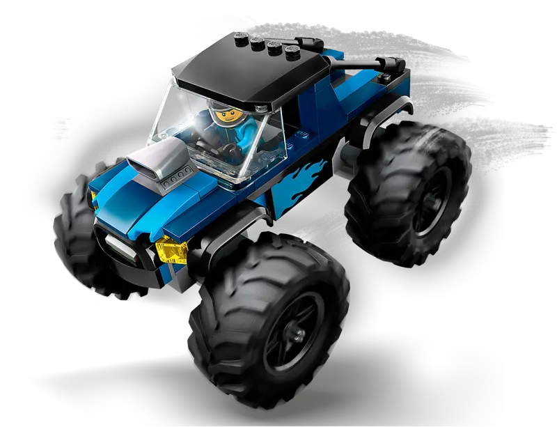 City - Blue Monster Truck