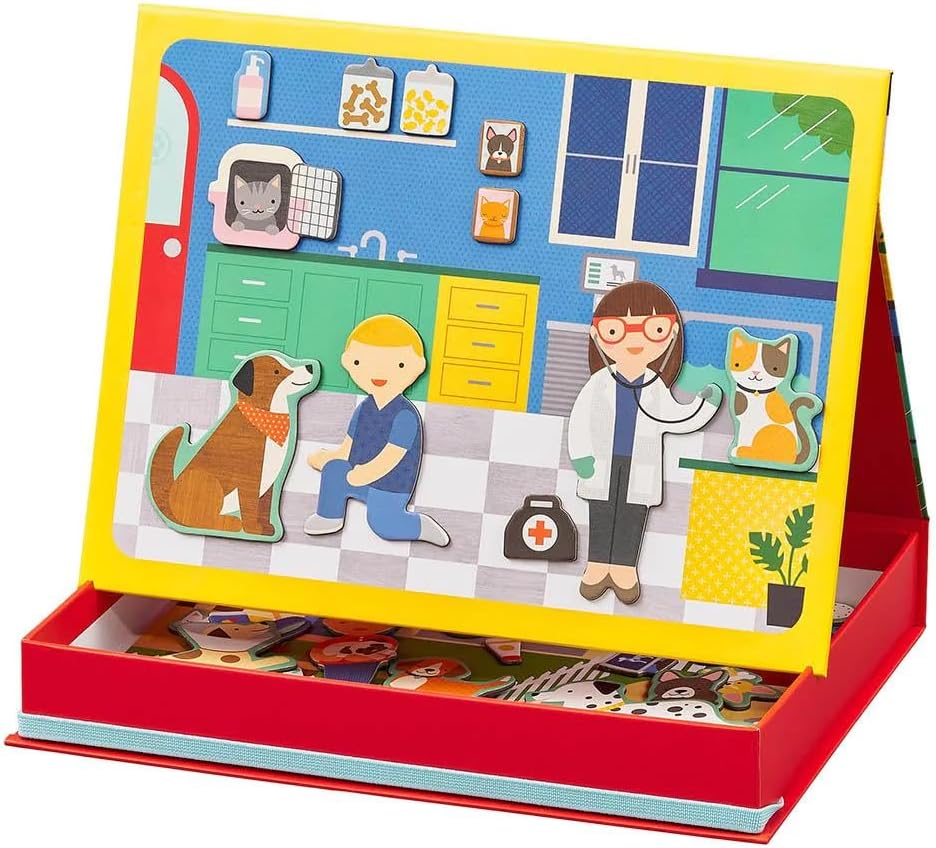 Pet Hospital Magnetic Play Scene