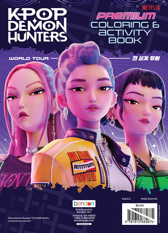 KPop Demon Hunters Activity Book