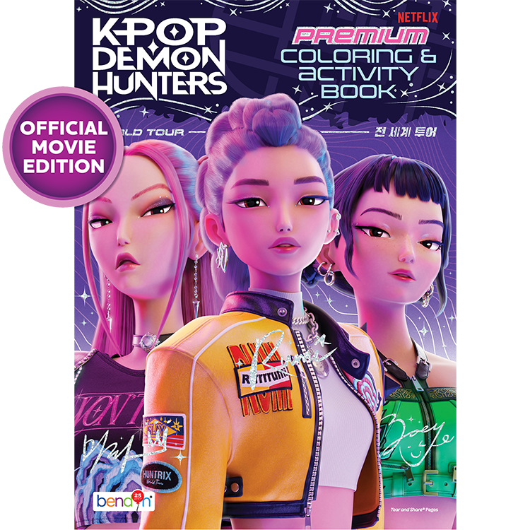 KPop Demon Hunters Activity Book