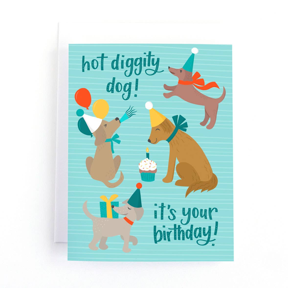 Kids Dog Birthday Card