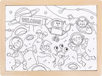 Space Friends Wooden Puzzle