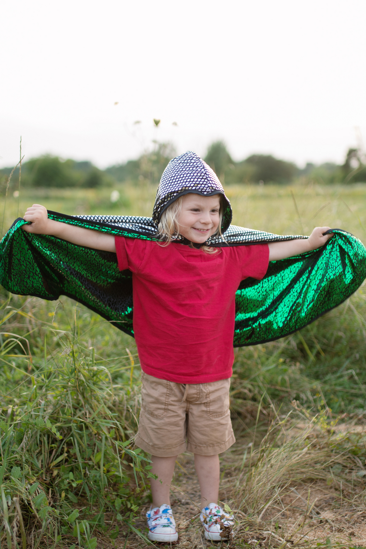 Reversible Dragon Knight Cape (5-6 years)
