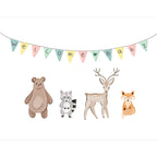 Animals Welcome Baby Card