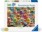 Retro Robots 500 Pc Puzzle