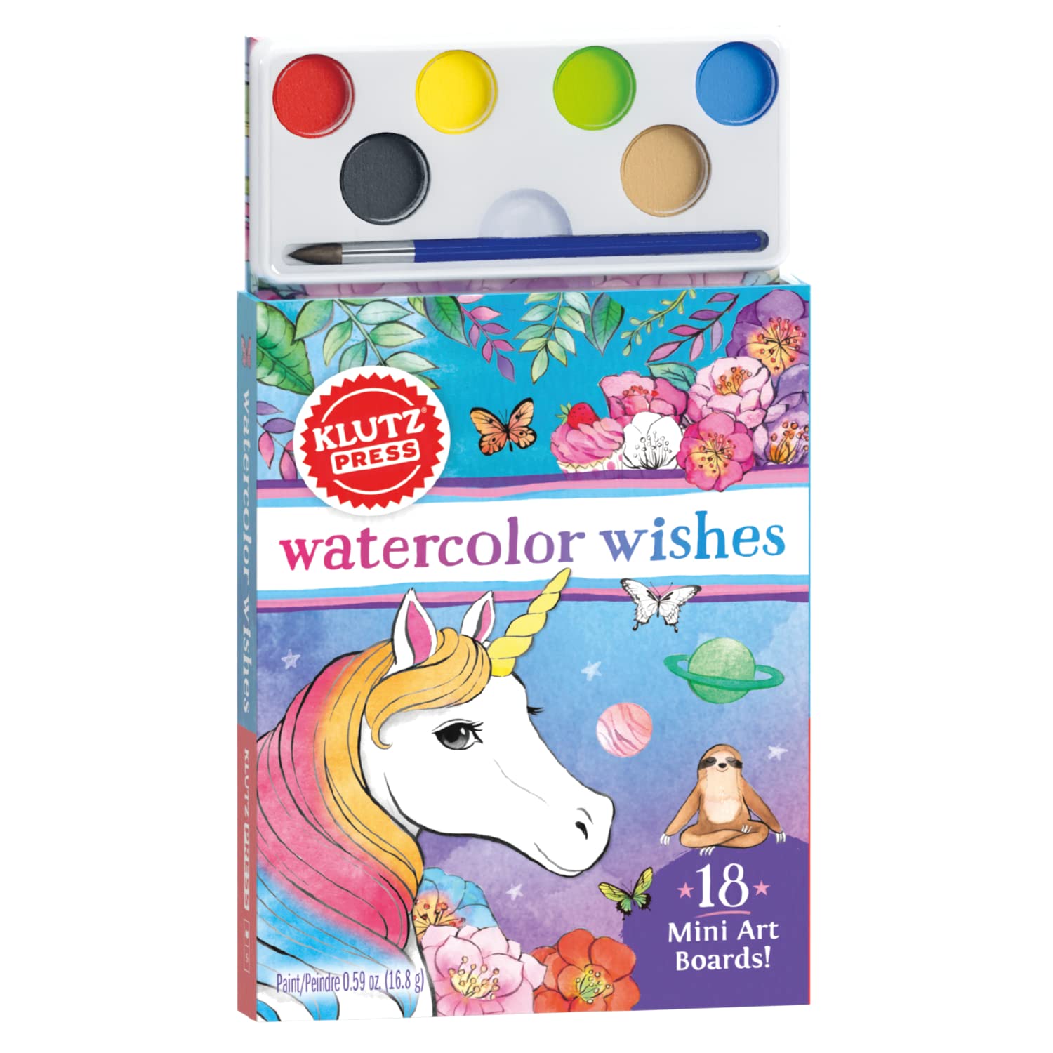 Watercolor Wishes Postcard Kit