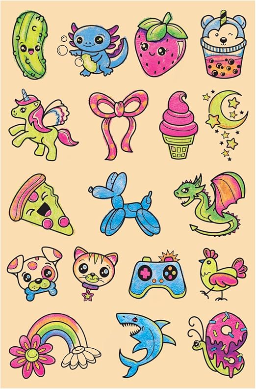 Color In Neon Tattoos